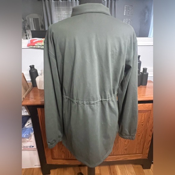 NWT Rachel Zoe Olive Green Women's Zip-up Spring/Fall Jacket - Picture 4 of 7